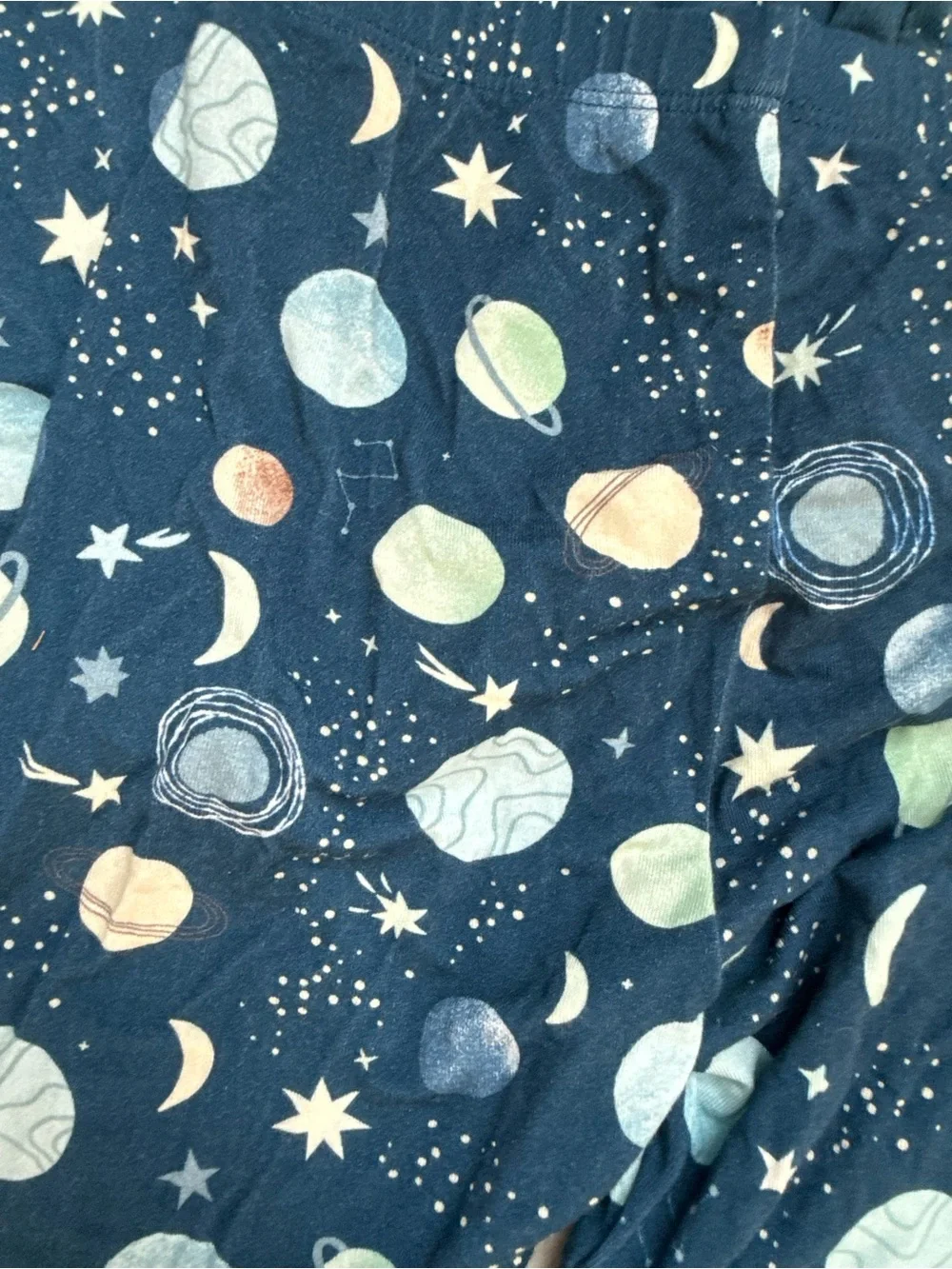 Kids Quince Bamboo Long Sleeve Pant Pajama Set Celestial Dreams 2T Toddler